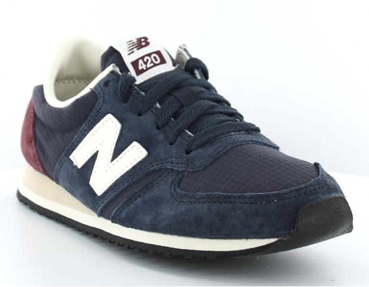 new balance bleu marine et bordeau femme